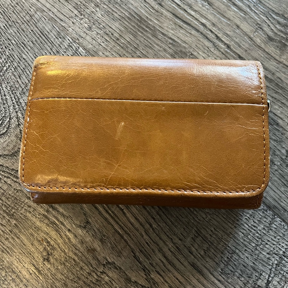 Hobo Brown Leather Wallet